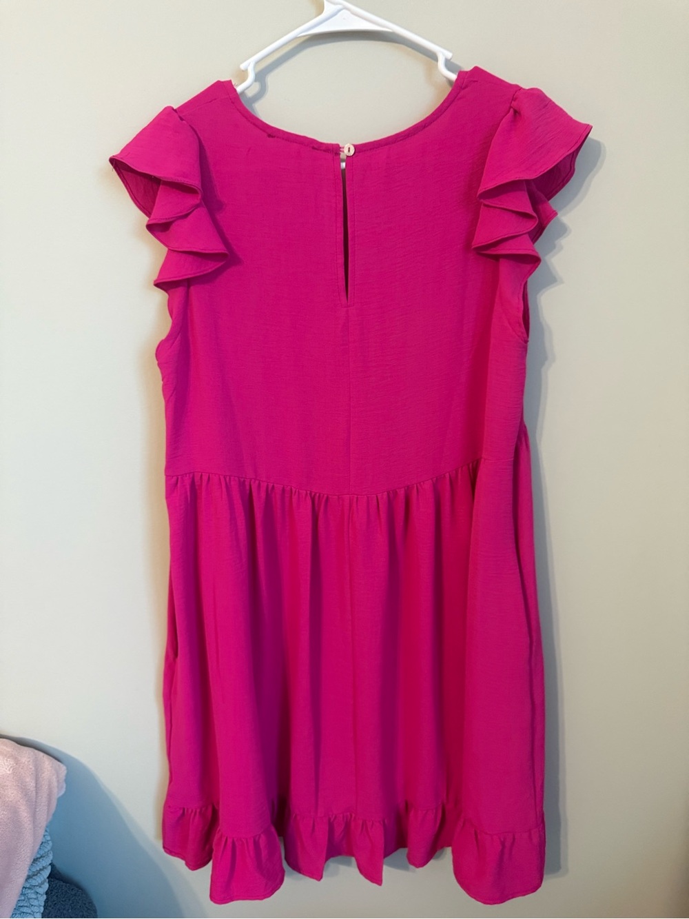 Jodiful Pink Ruffled Dress - Picture 2 of 2